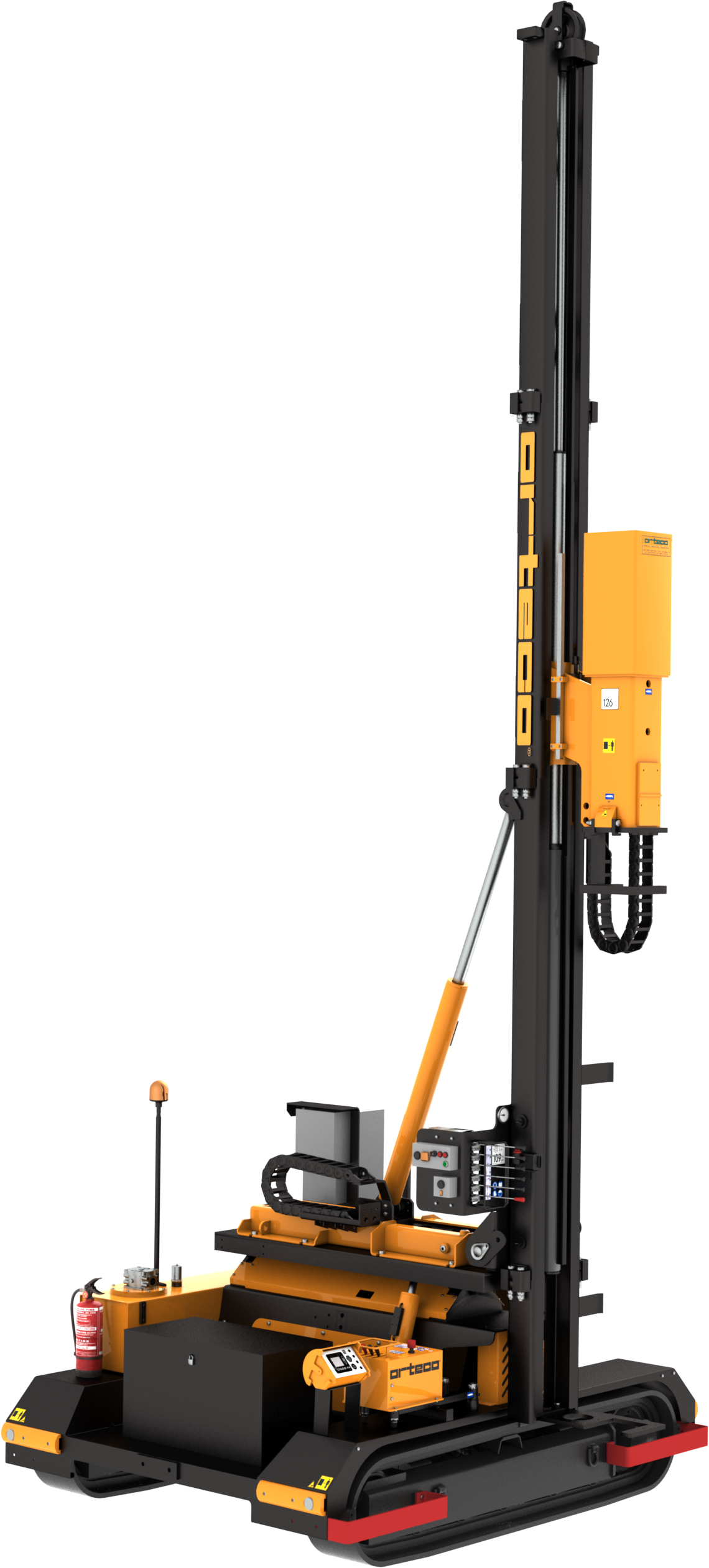 Orteco FEX 6m Rammmaschine
