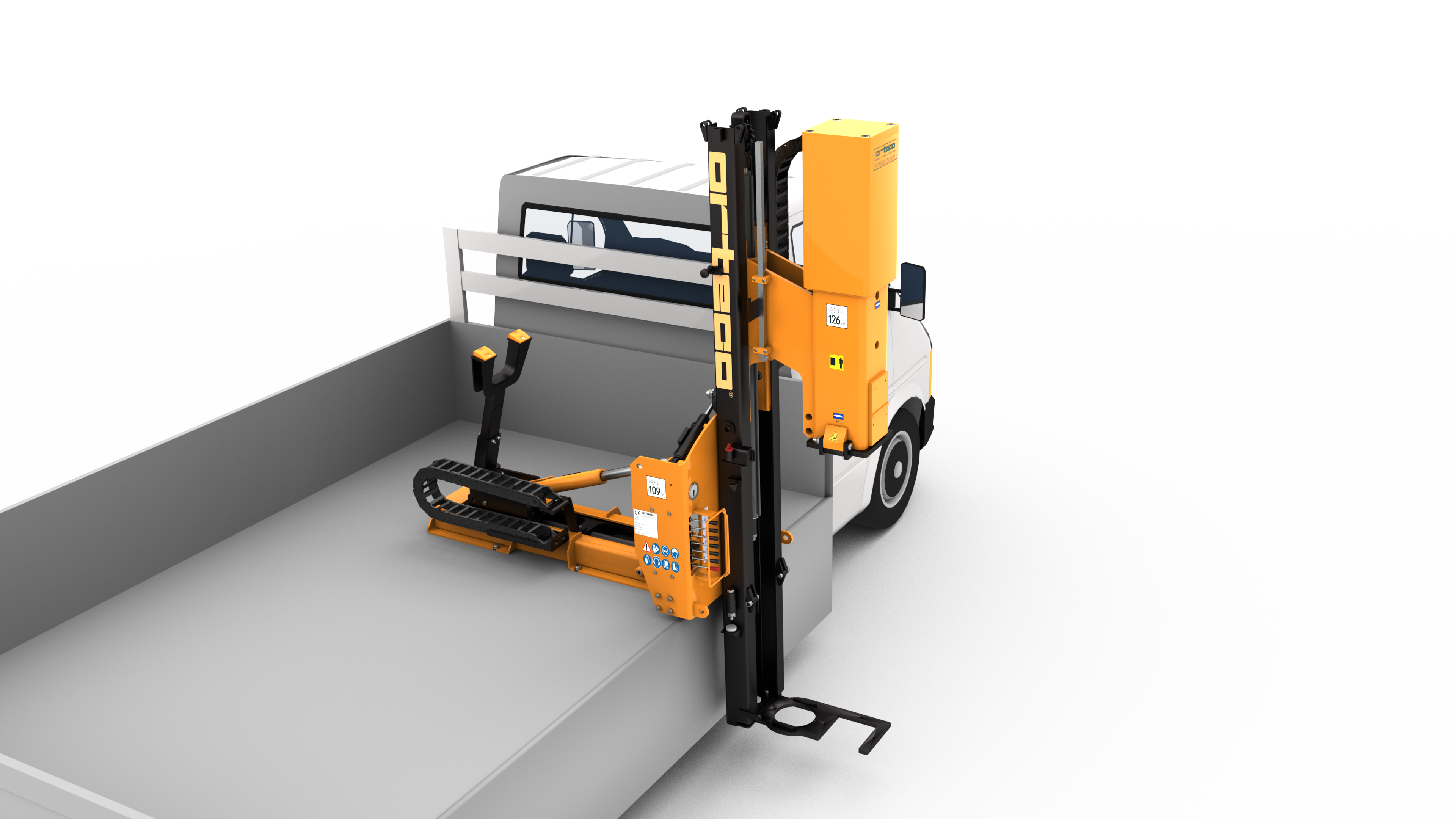 Orteco HD LKW-montierte Rammmaschine